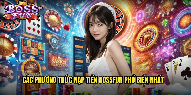 Hướng Dẫn Nạp Tiền Bossfun - Giao Dịch Siêu Tốc Chỉ Trong 30 Giây 2 Các phương thức nạp tiền Bossfun phổ biến nhất