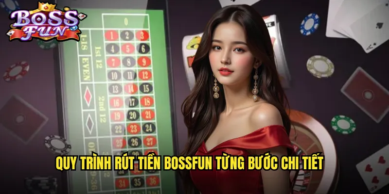 Quy trình rút tiền Bossfun từng bước chi tiết